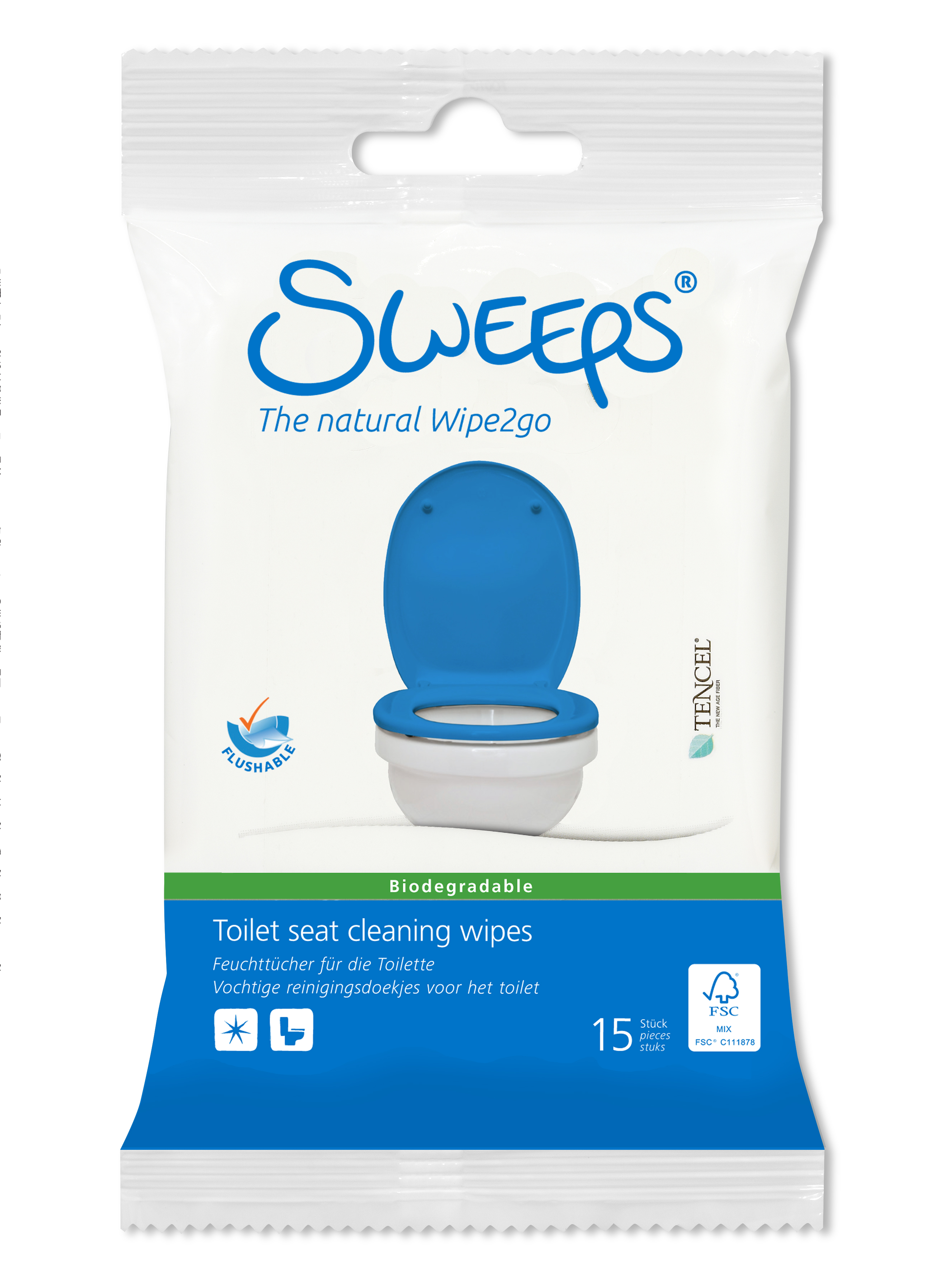 Wipes Toilet Seat Cleaning 15 st