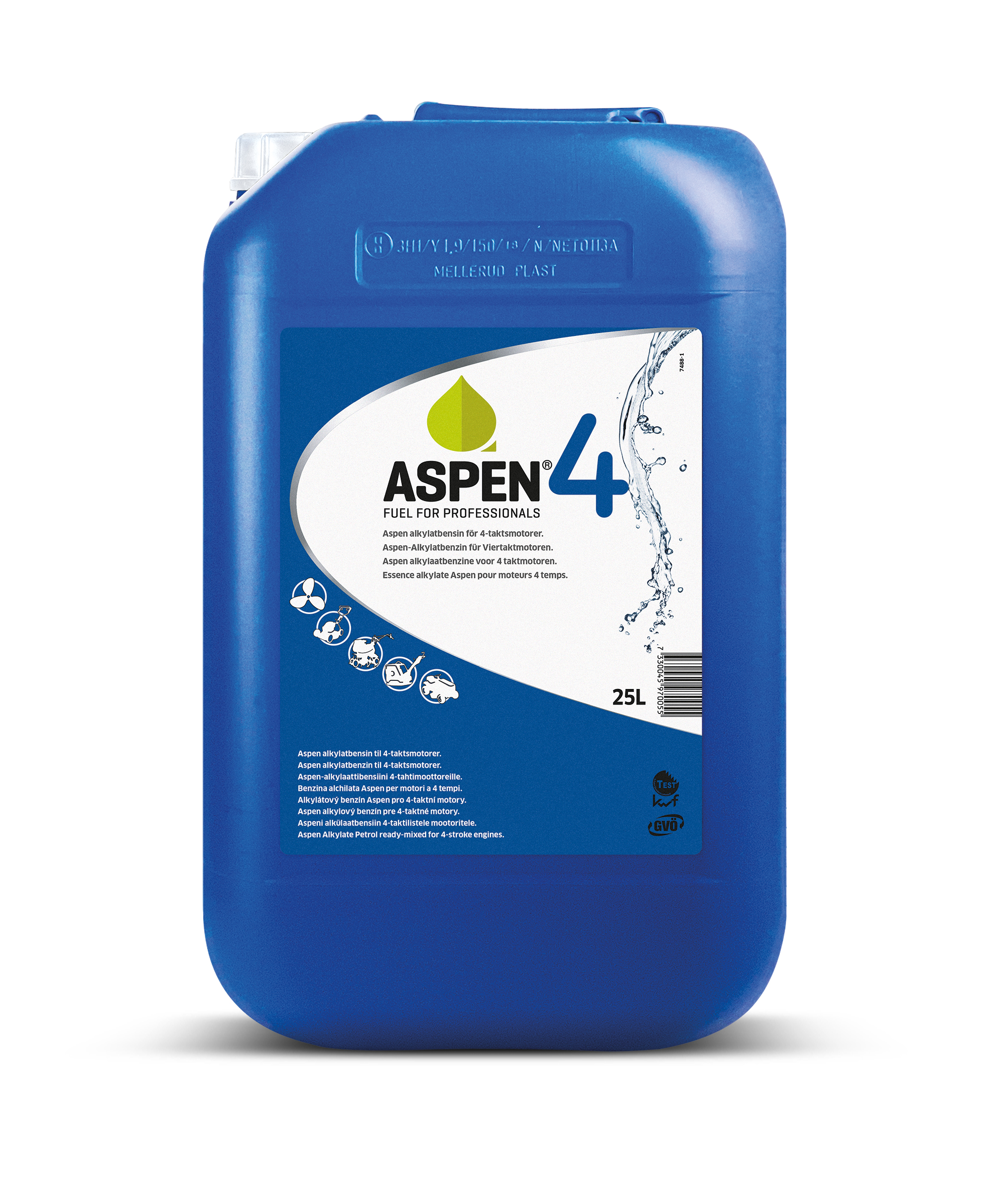 Aspen 2 alkylatbensin, 2-takt, 5 liter