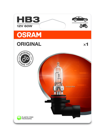 Halogenlampa HB3 12V 60W 1-p