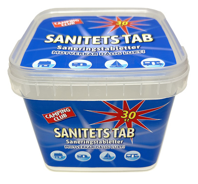 Sanitetstabletter 30 st Camping Club