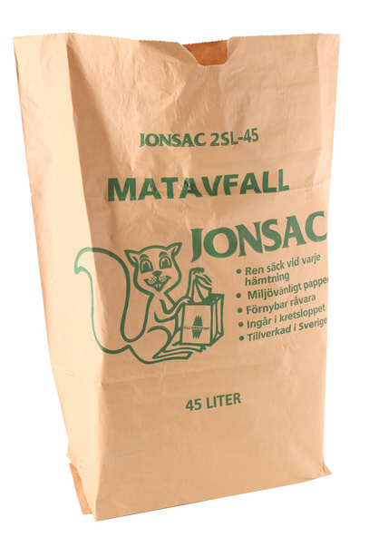 Matavfallsäck papper 45 lit 20 st