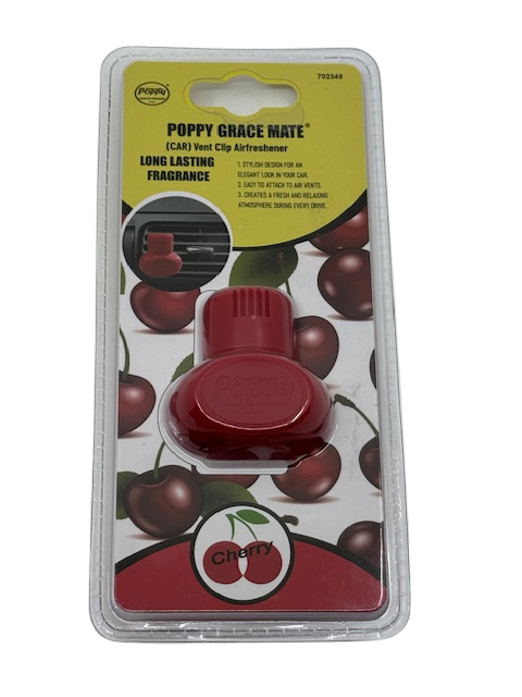 Poppy luftfräschare med klämma EVA Cherry
