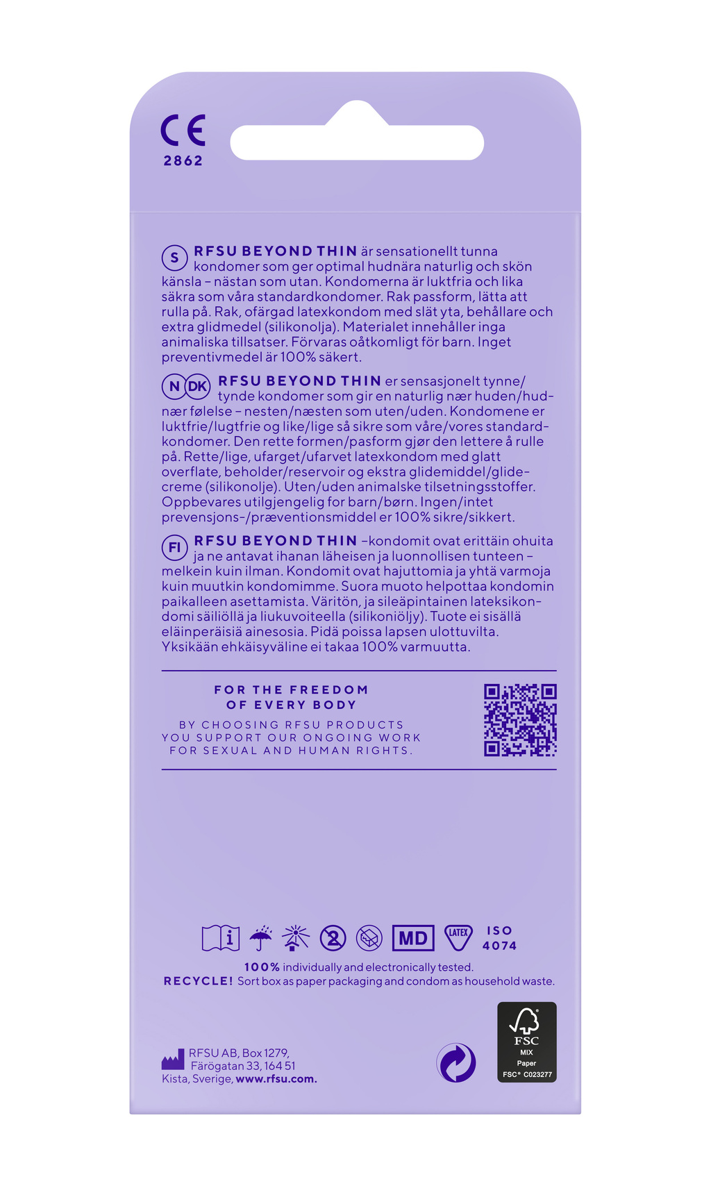 Kondom Beyond Thin 10-p