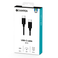Kabel USB-C 30 cm svart
