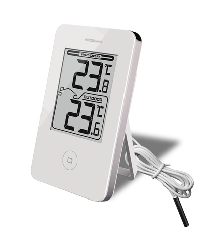 Digital inne-ute termometer med sladd