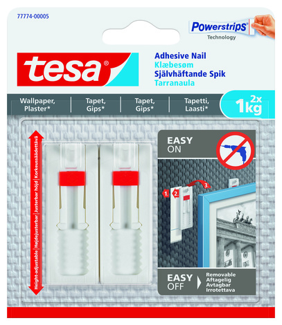 Tapet 2x Sjhäft. spik justerbar 1kg