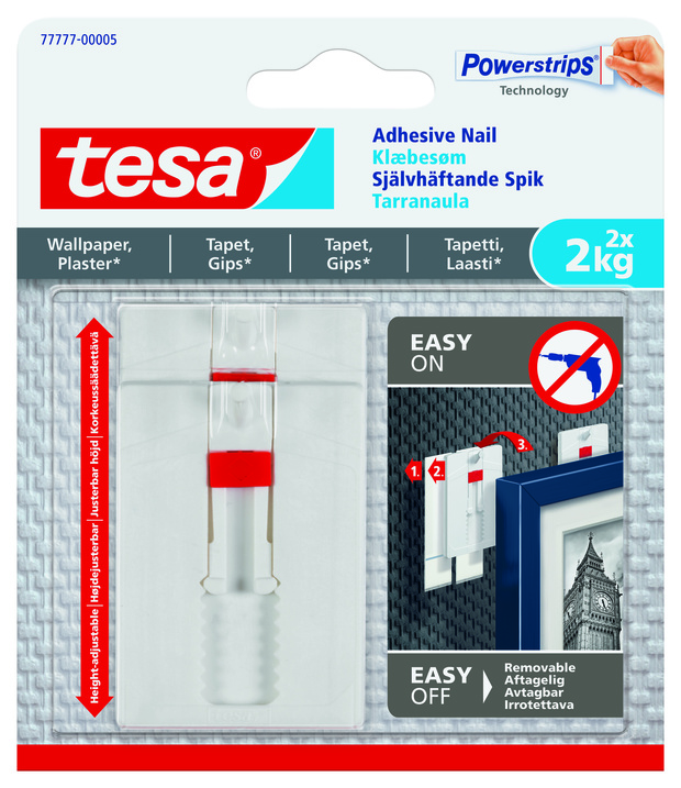 Tapet 2x Sjhäft. spik justerbar 2kg