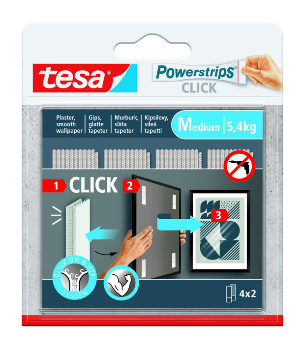 Powerstrips CLICK 4x2 M