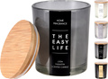 Doftljus med bambulock sorterade