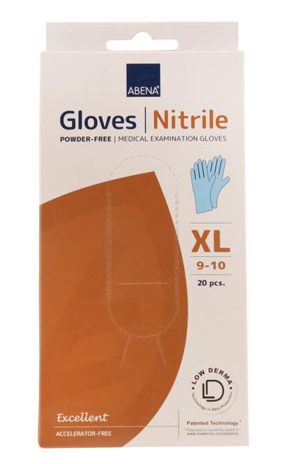 Nitrilhandske Excellent 20st Blå XL