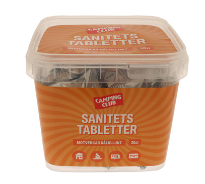 Sanitetstabletter 30 st Camping Club