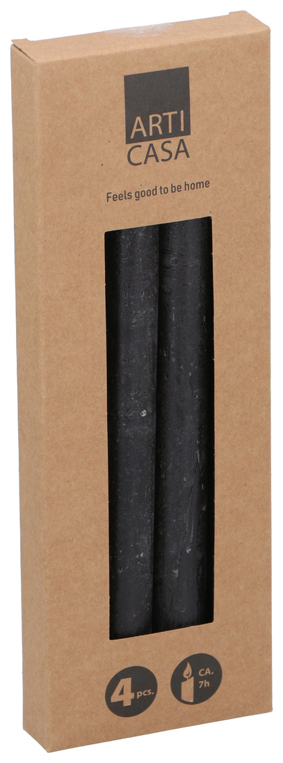 Kronljus 4-pack Svart