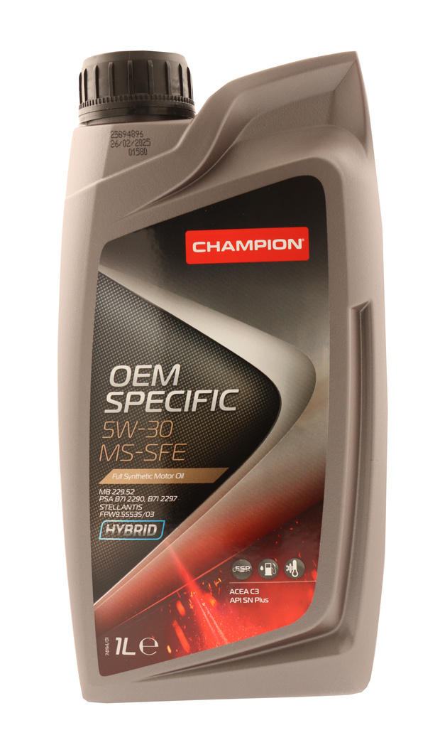 Motorolja OEM Spec MS-SFE 5W-30, 1 lit