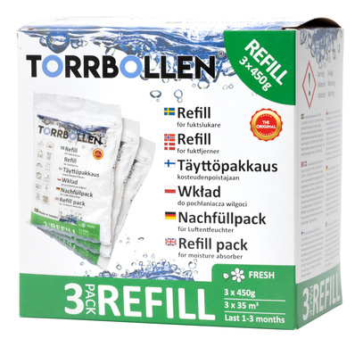 Avfuktare Refill 3-pack Doft