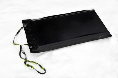 Åkmadrass Svart 115x50x4,5 cm