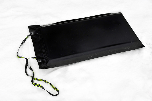 Åkmadrass Svart 115x50x4,5 cm
