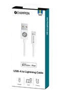 Kabel USB-A Lightning 3 m vit