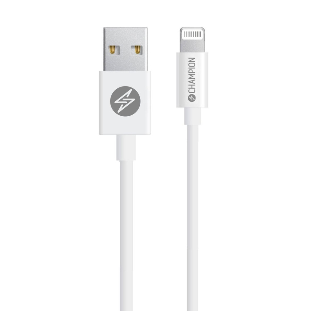 Kabel USB-A Lightning 3 m vit