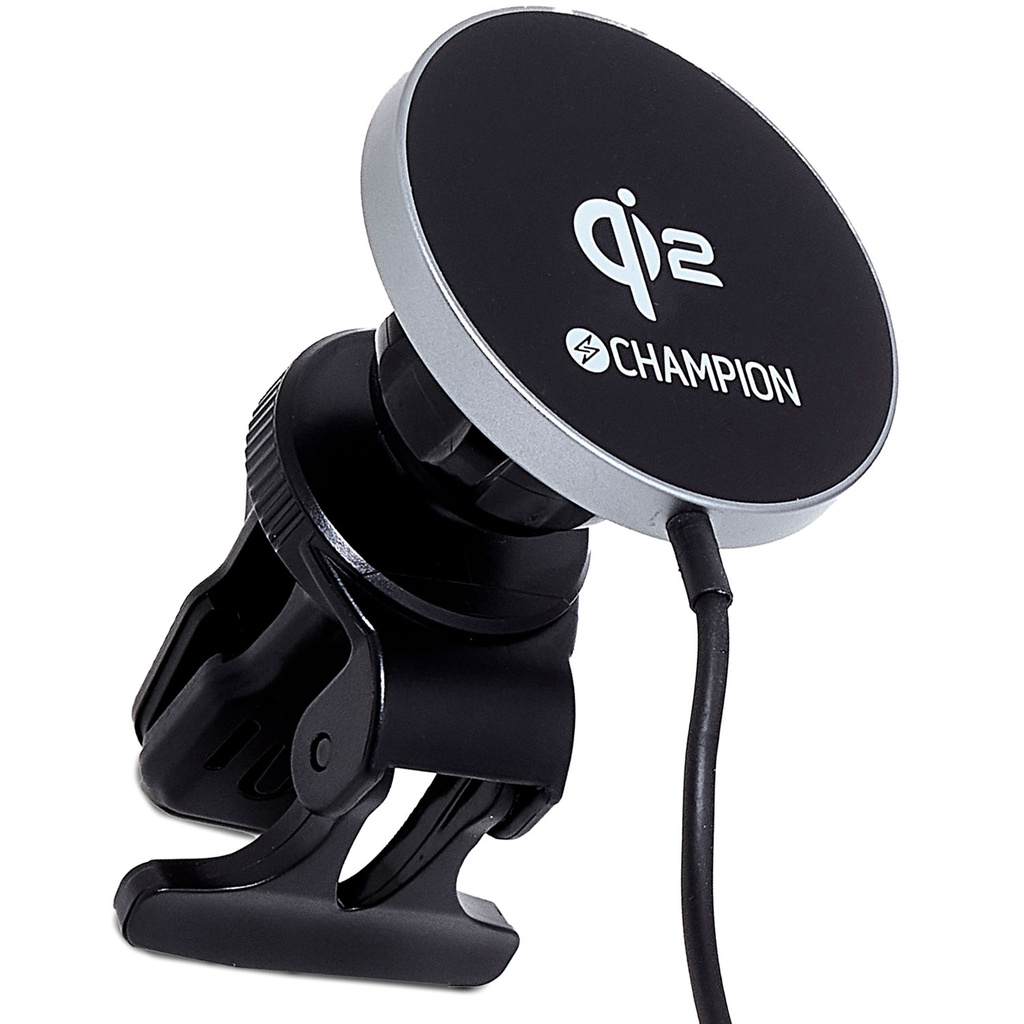 Mobilhållare Bil QI 15W svart