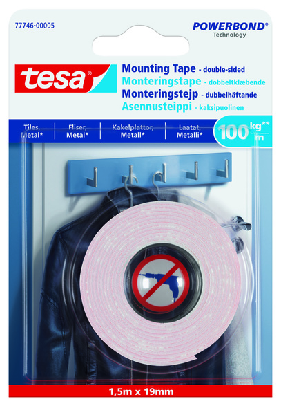 Monteringstejp Ultra Strong 1,5m x 19mm Monteringstejp Ultra Strong 1,5m x 19mm