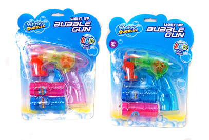 Såpbubbelpistol med ljus 2x53 ml