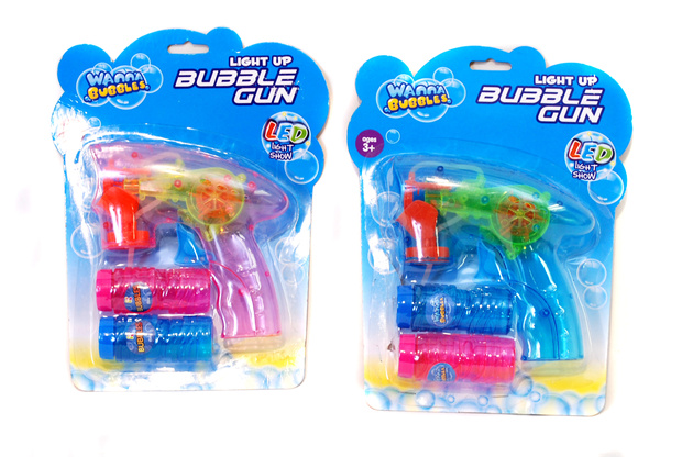 Såpbubbelpistol med ljus 2x53 ml