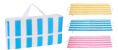 Strandmadrass randig sorterade färger