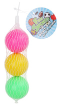 Strandbollar 3 st sorterade färger