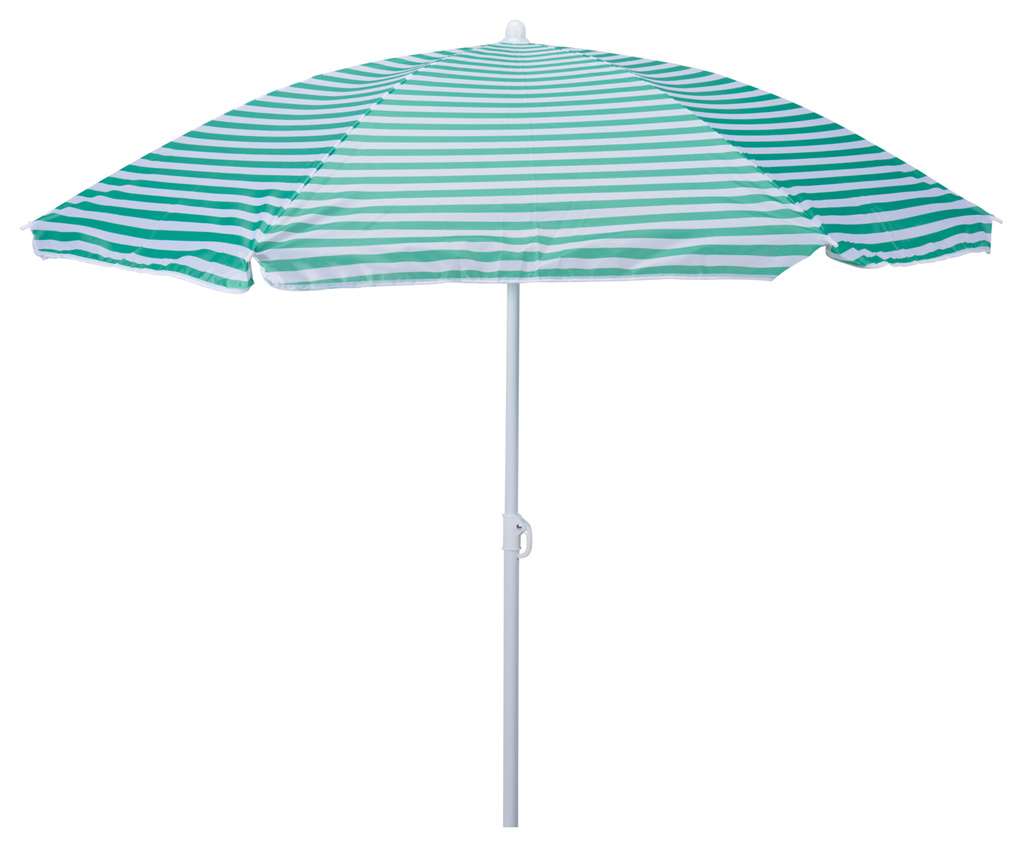 Strandparasoll randiga färger 150 cm