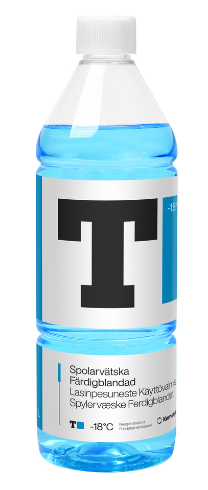 Spolarvätska färdigbl T-Blå 1 lit -18°C