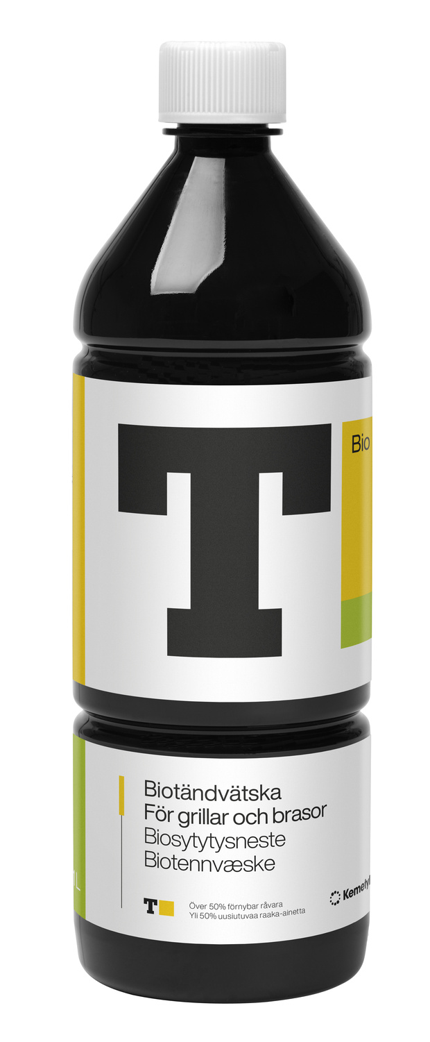 Tändvätska T-Gul Bio 1 lit