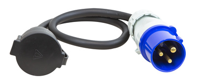 Övergångskabel 0,5 m CP216 CEE-Schuko