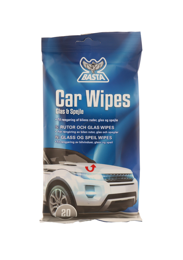 Fönster och speglar Car Wipes 20-p