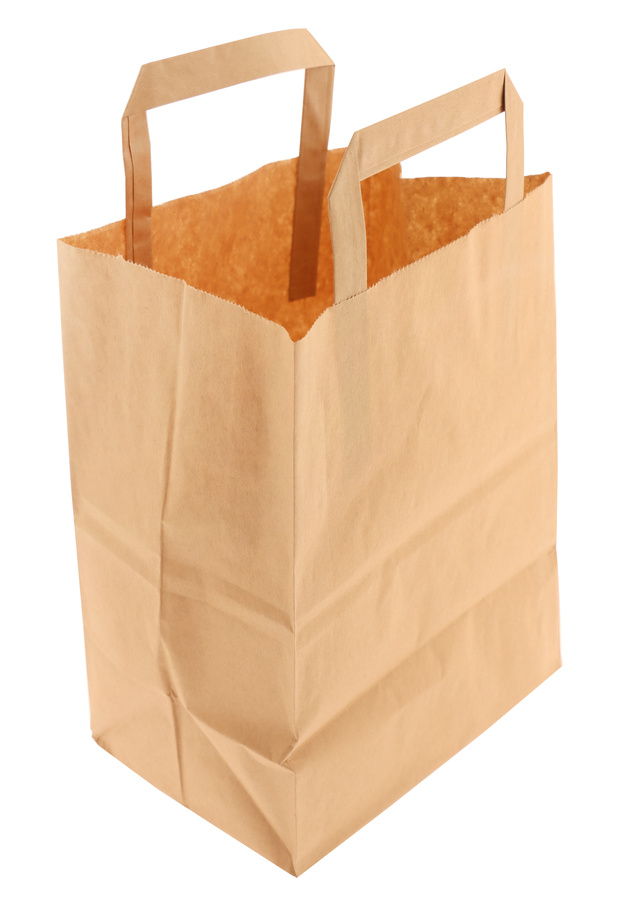 Papperskasse brun 5 lit 250 st