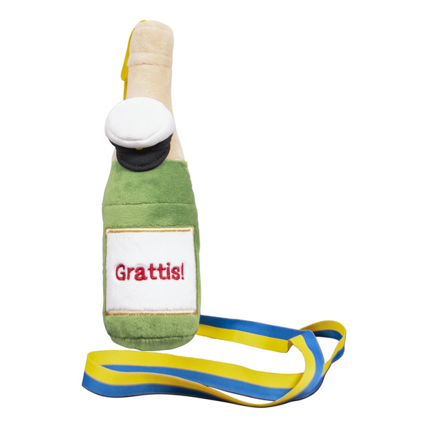 Student-Champagneflaska m band 18 cm