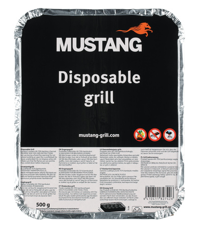 Engångsgrill Mustang