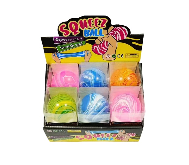 Klämboll melerad 6 cm