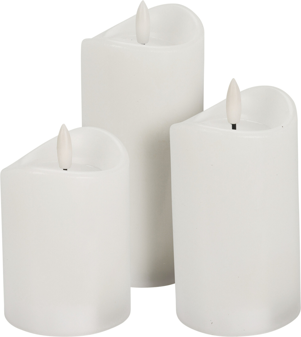 Blockljus 3-pack LED