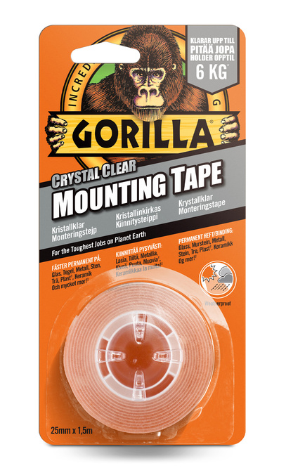Monteringstejp 1,52 m x 25,4 mm