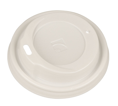 Lock plast vit till 23 cl (8oz) 1000 st
