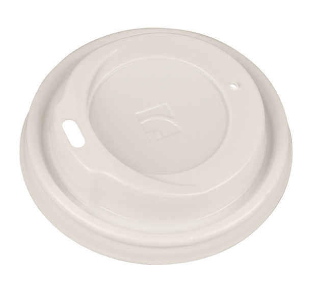Lock plast vit till 23 cl (8oz) 1000 st