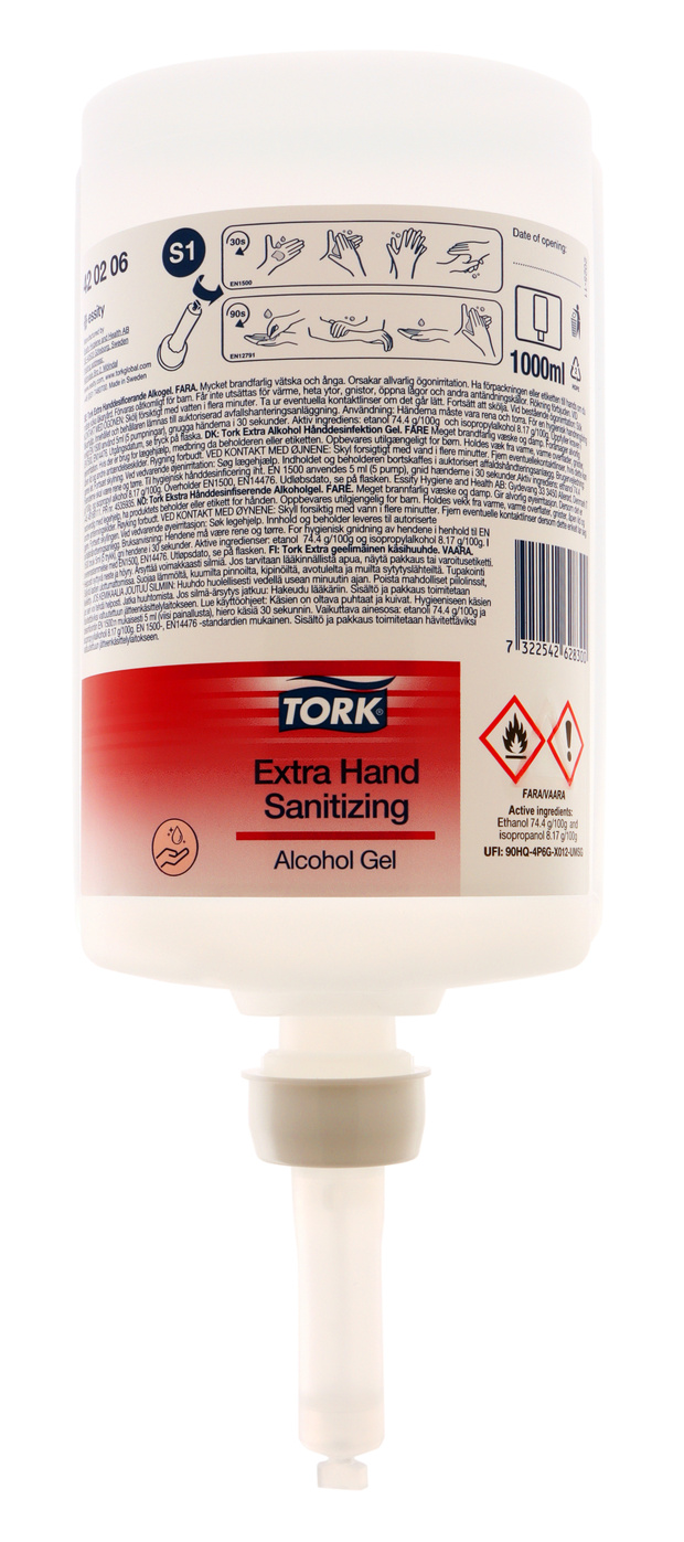Alcoholgel Extra Handsprit  S1,1 lit