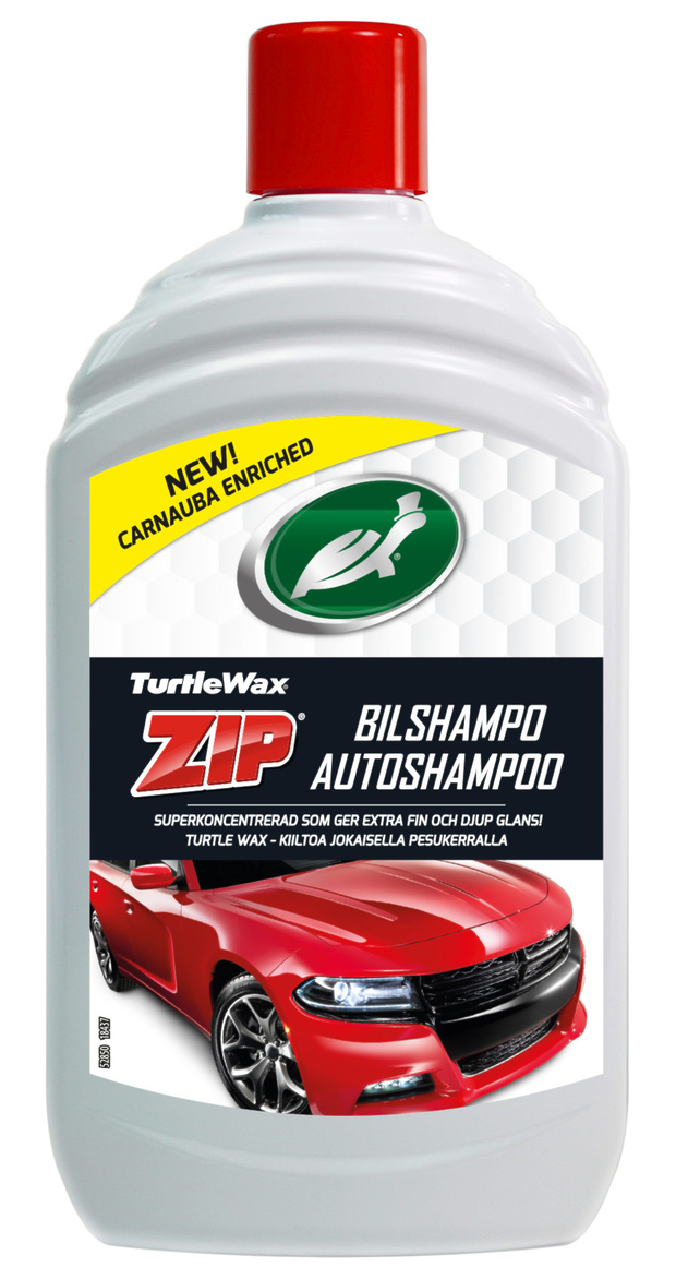 Bilschampo Zip med vax 500 ml