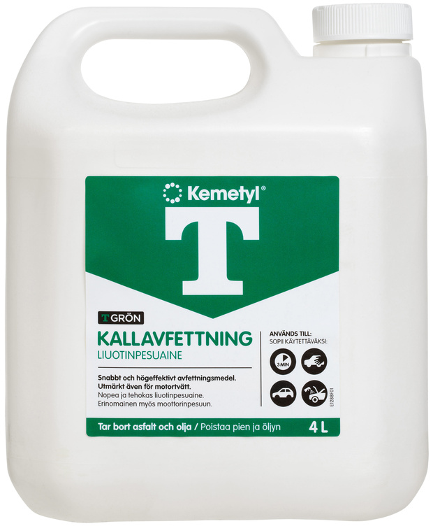 Kallavfettning T-grön 4 lit