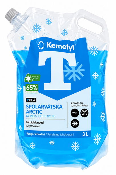Spolarvätska Artic T-Blå 3 lit Pouch -25C