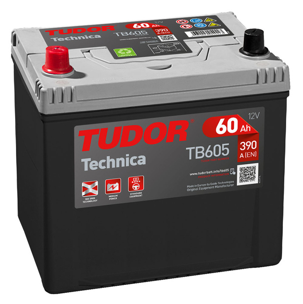 Startbatteri TB605 12V 60Ah
