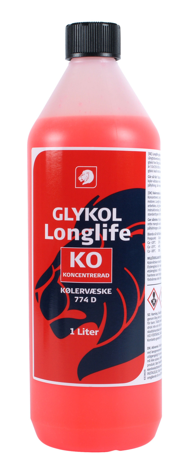 Glykol Longlife koncentrerad 1 lit