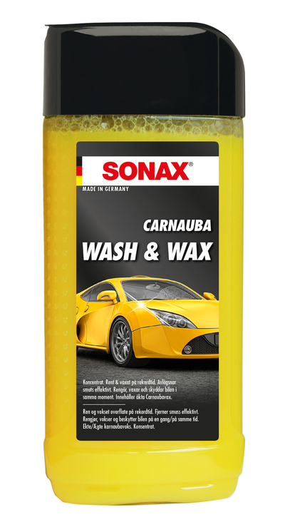 Tvätt och vax Carnauba Wash & Wax 500 ml