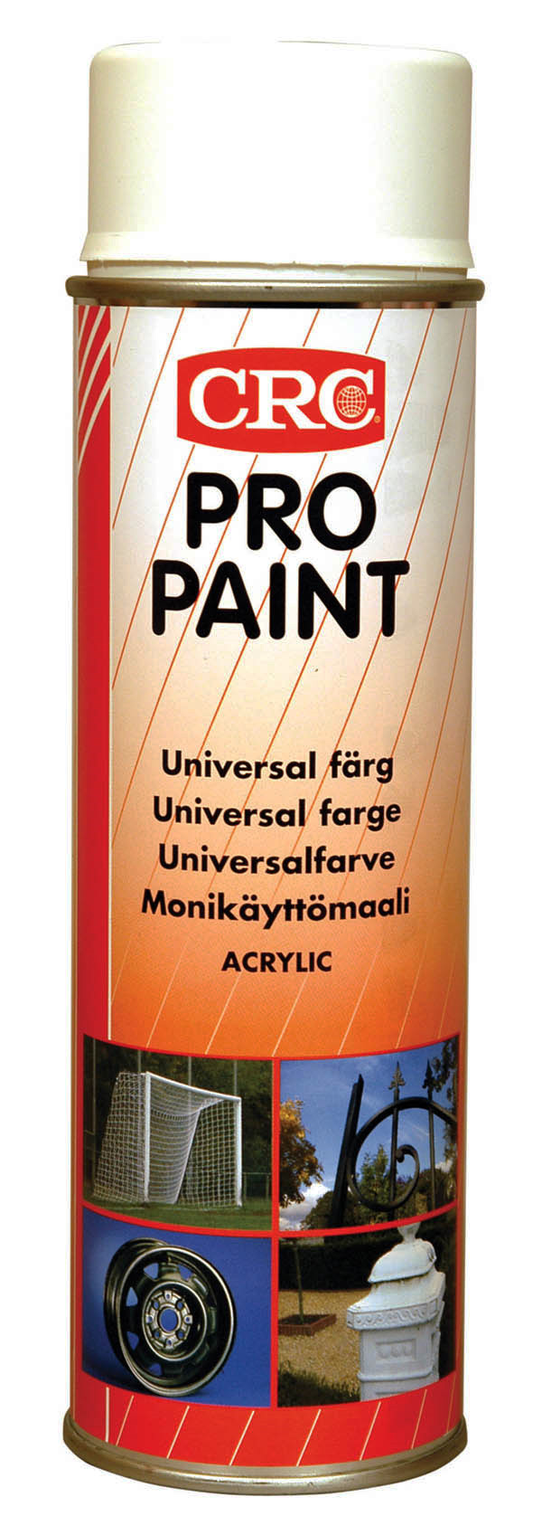 Sprayfärg Pro Paint vit matt 500 ml