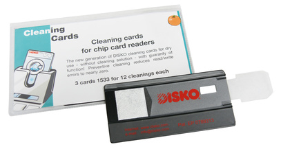 Rengöringskort för chipkortläsare 3 st